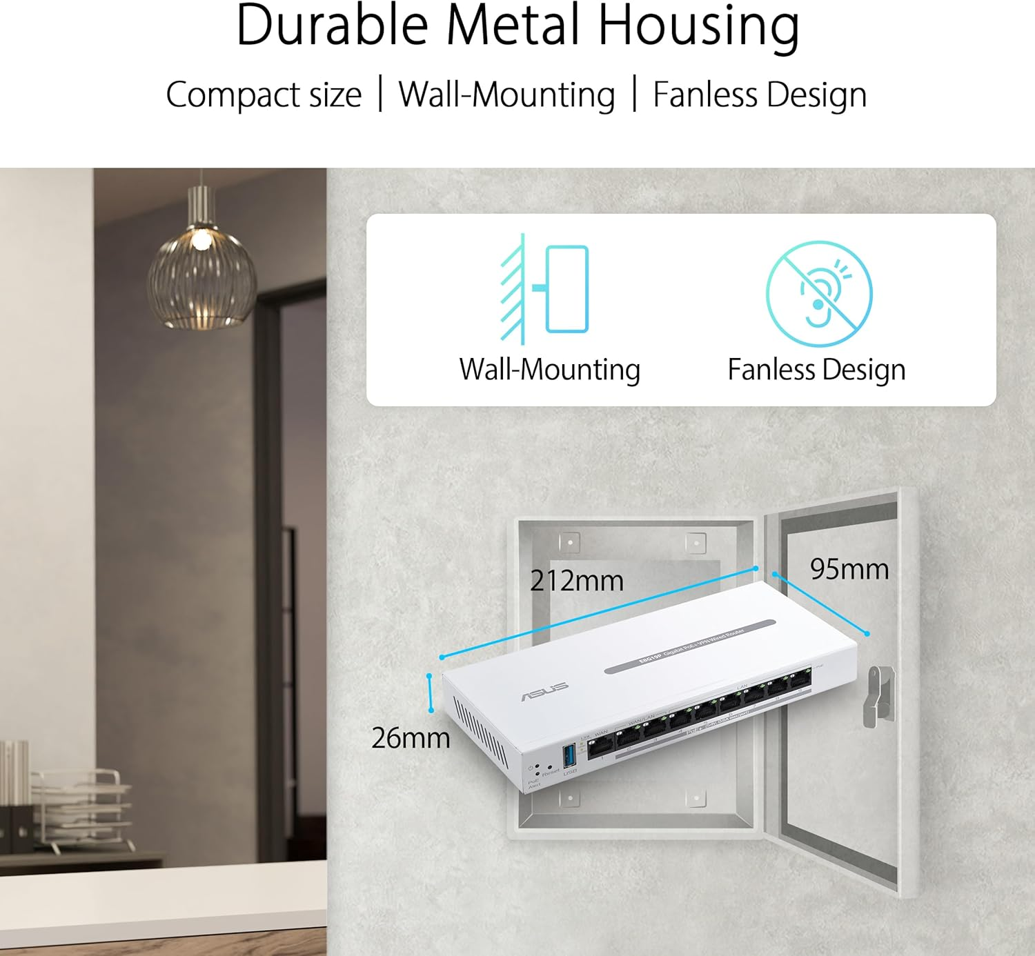 ASUS ExpertWiFi EBG19P Gigabit PoE + VPN Router