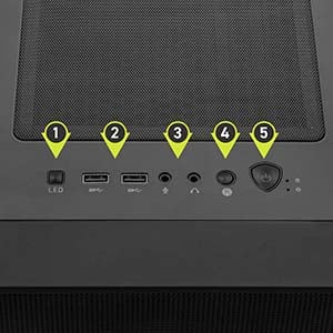 MSI MAG Forge 121A B75 PCIE5 750W Bronze 4x120mm Auto RGB Fan Tempered Glass ATX Gaming Kasa