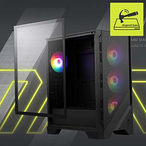 MSI MAG Forge 121A B75 PCIE5 750W Bronze 4x120mm Auto RGB Fan Tempered Glass ATX Gaming Kasa