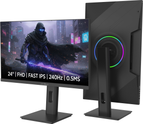 James Donkey Arven A50 24″ 240Hz 0.5Ms FHD Fast IPS Panel Gaming RGB Pivot Monitör (Sıfır Ölü Piksel Garantili)