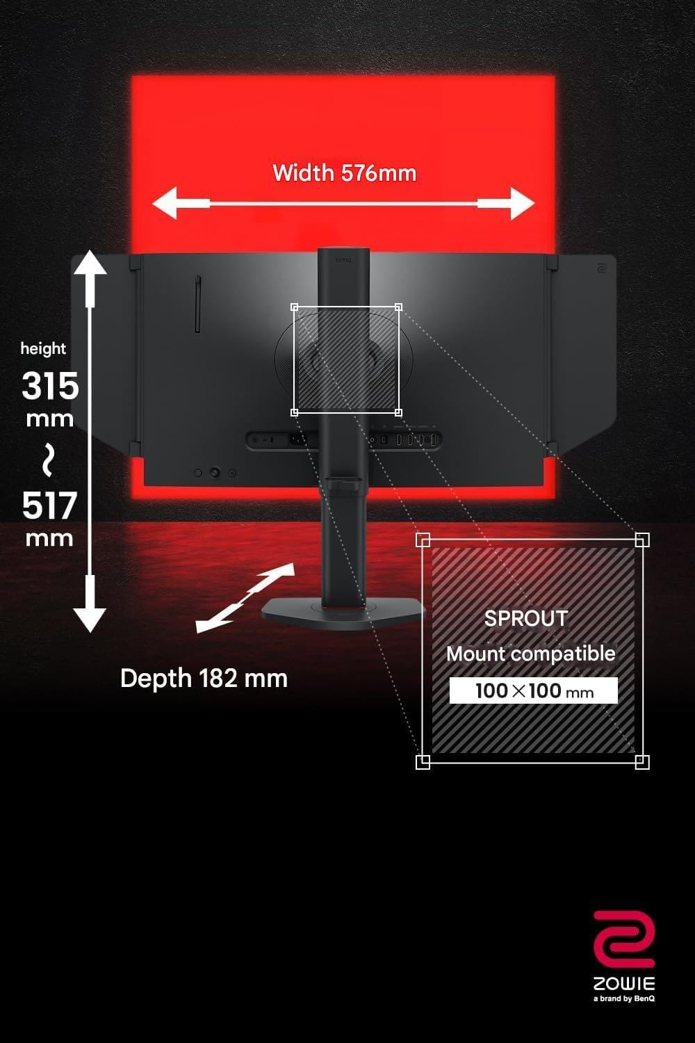 BenQ Zowie XL2566X+ 24.1″ 400Hz 0.5Ms FreeSync Premium DyAc 2 S-Switch Espor FHD Fast TN E-Spor Gaming Monitör