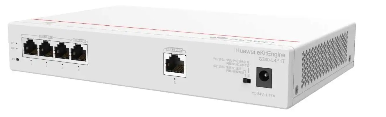 Huawei eKit Engine S380-L4P1T  50W 5 Port 8Gbit/S Yönetilebilir Switch