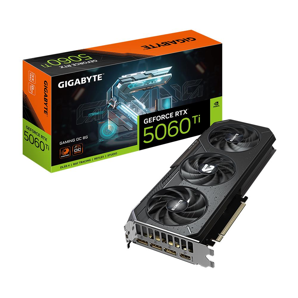 Gigabyte GeForce RTX5060TI GAMING OC GV-N506TGAMING OC-8G GDDR7 8GB 128Bit Gaming Ekran Kartı