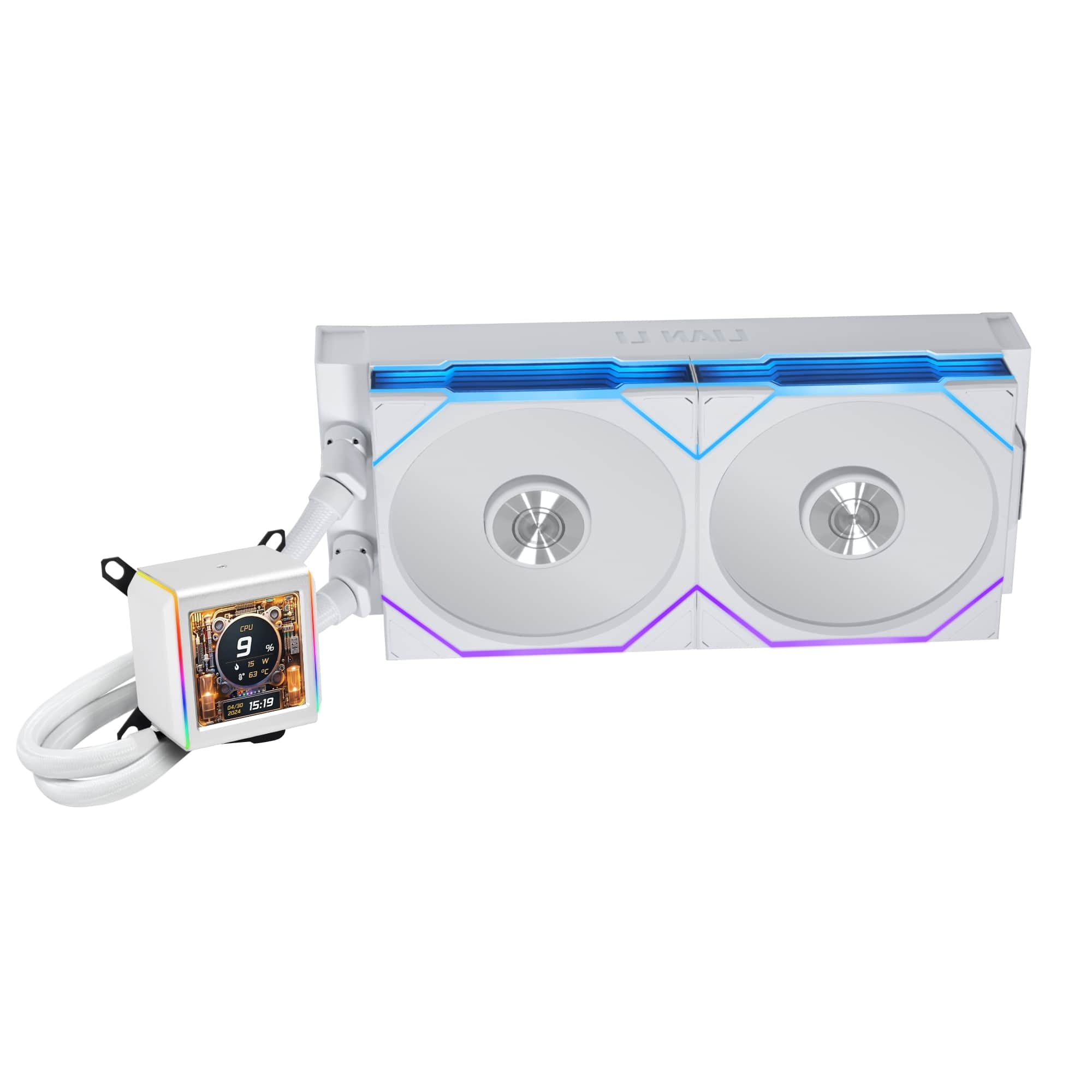 Lian Li Galahad II LCD 280mm Beyaz İşlemci Sıvı Soğutucu (GA2ALCD28TW)