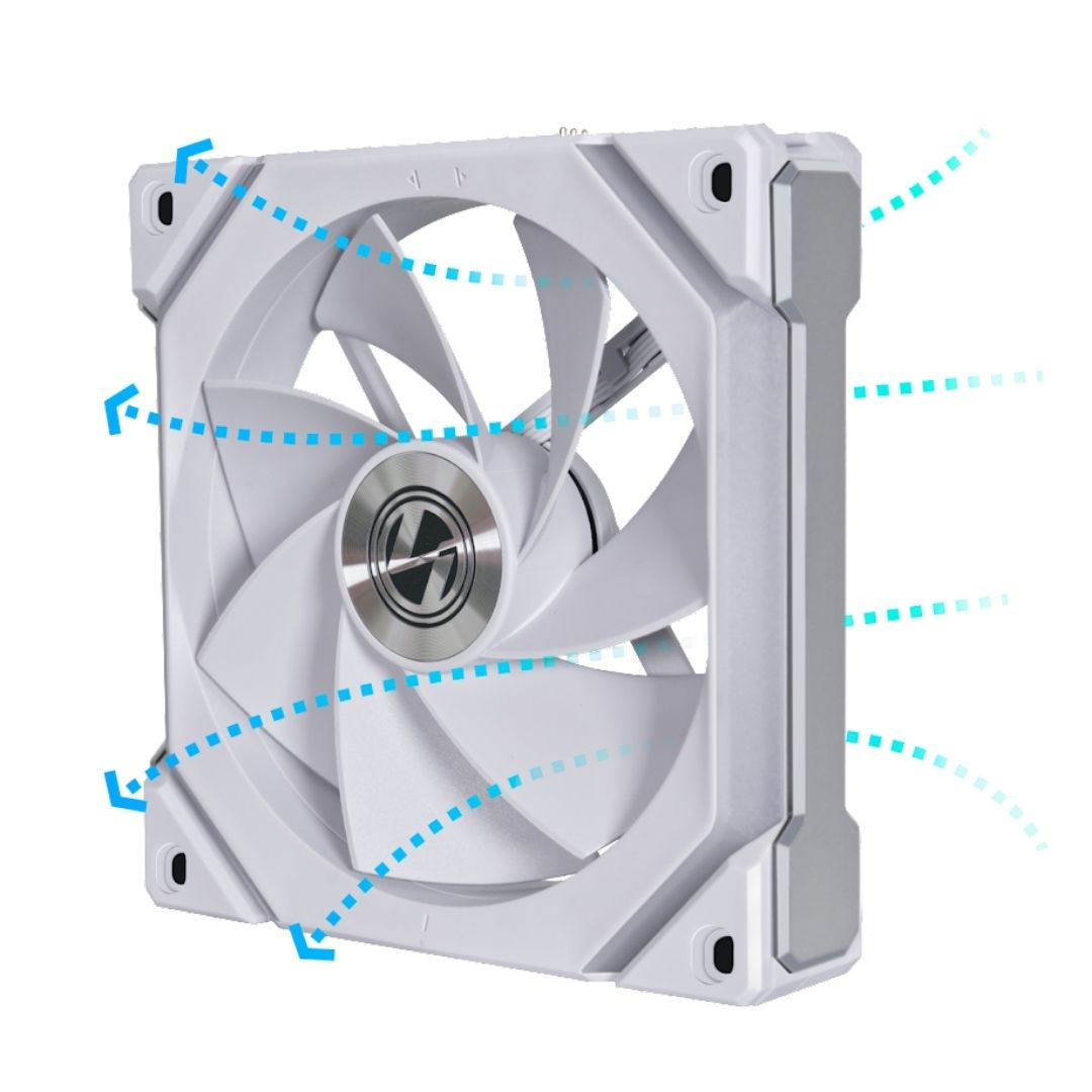 Lian Li UNI FAN REVERSE SL-120 V2-1W 1x120mm Beyaz Kasa Fanı