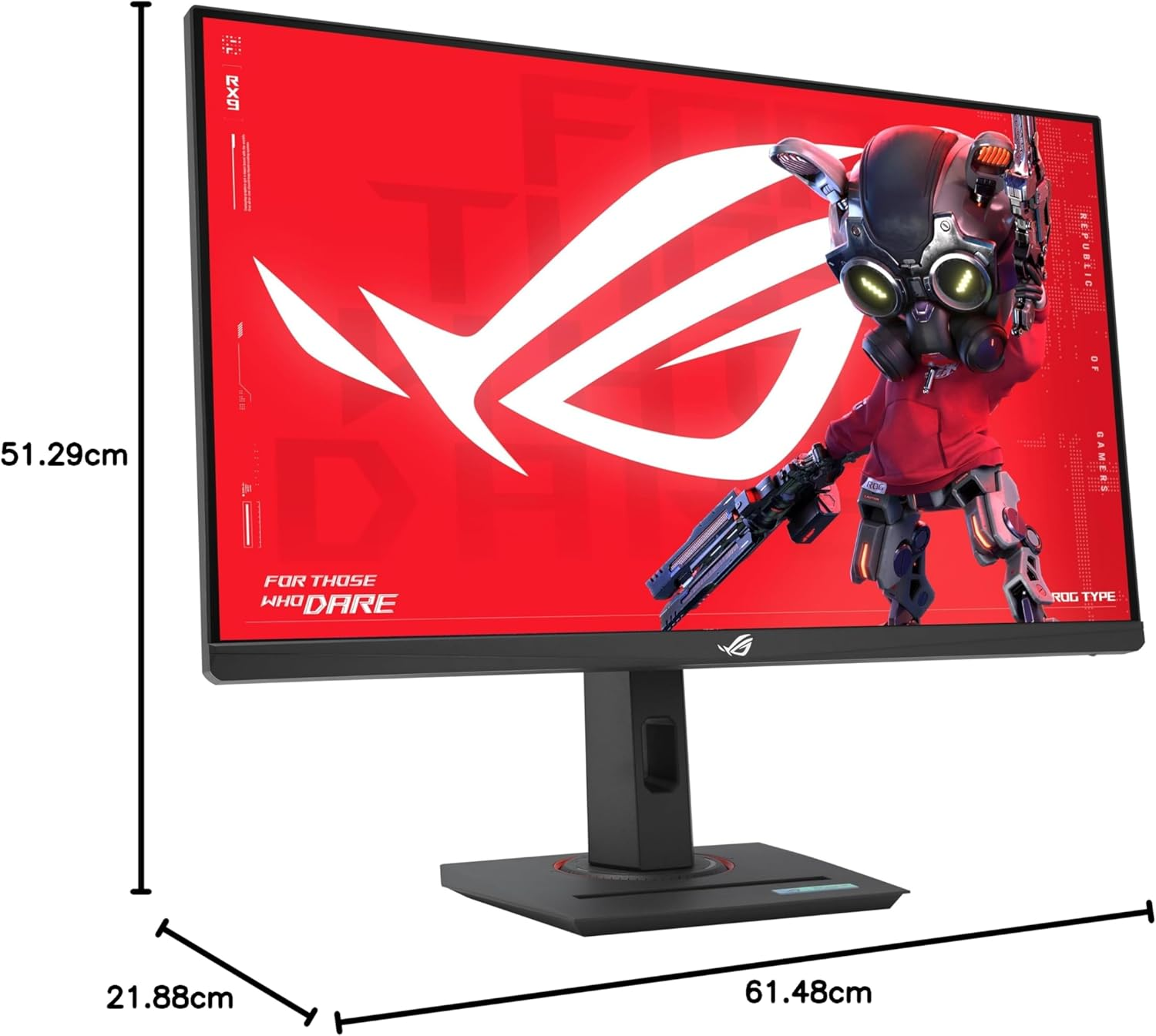 ASUS ROG Strix XG27ACMS 27″ 320Hz(OC) 0.3Ms HDMI DP G-Sync HDR400 WQHD Fast IPS Gaming Monitör