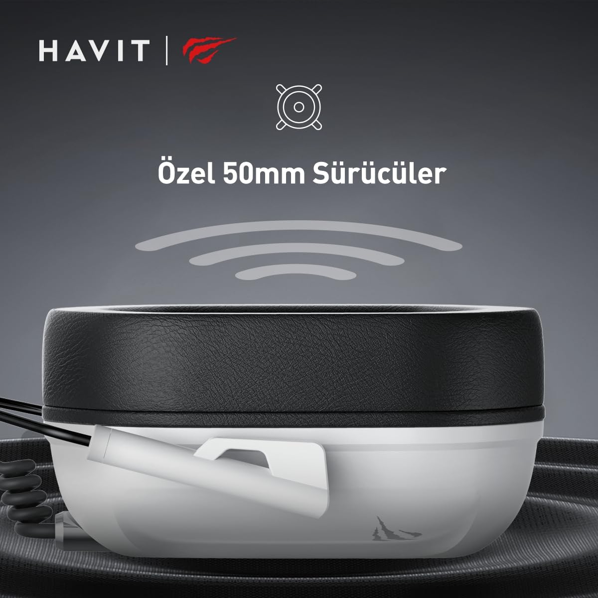 Havit Gamenote H2033D Gaming Oyuncu Kulaklığı Beyaz