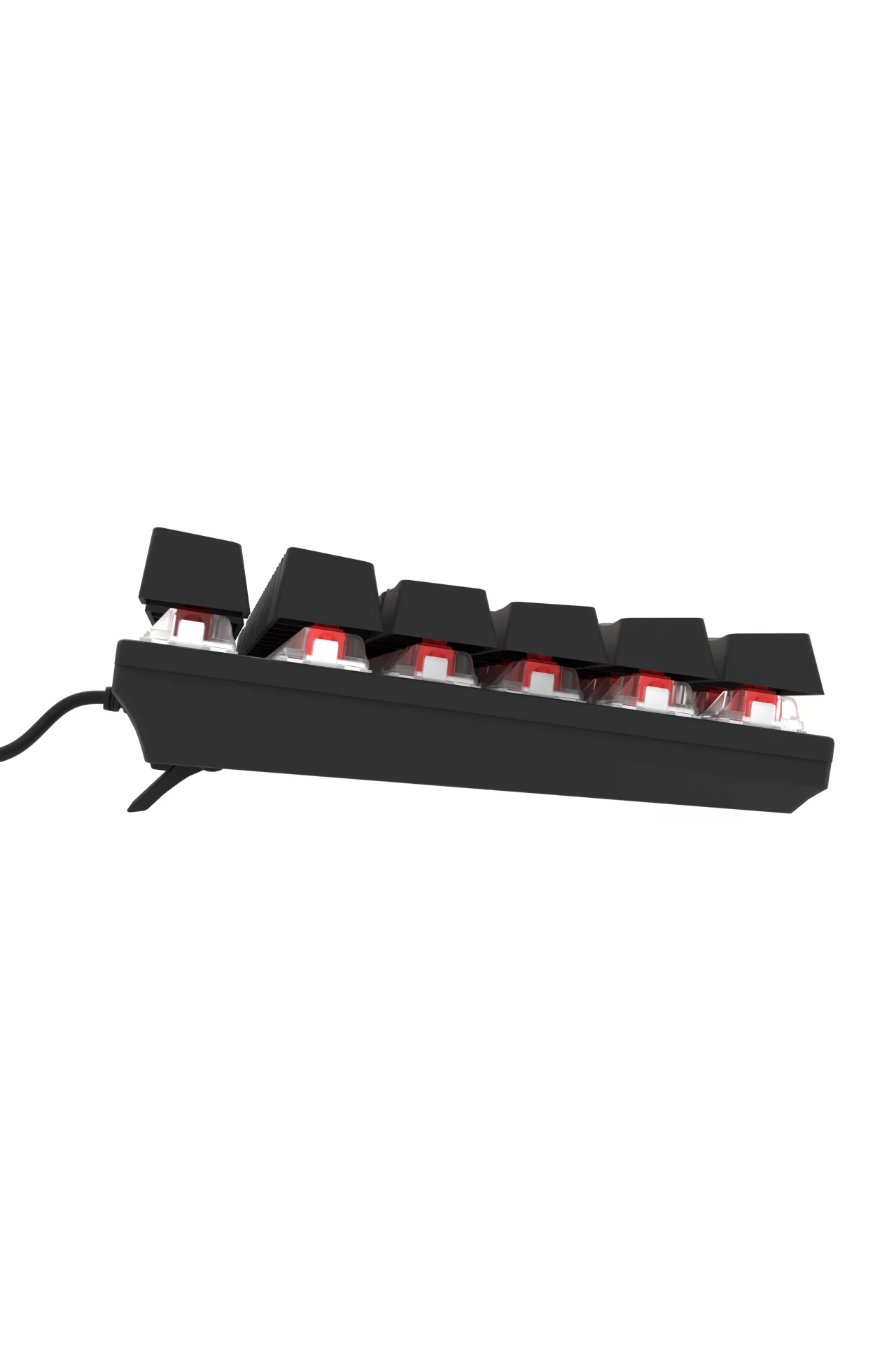 Hawk Gaming HK410K Mekanik Kırmızı Switch 19 Mod RGB Kablolu Siyah TKL Türkçe Gaming Klavye