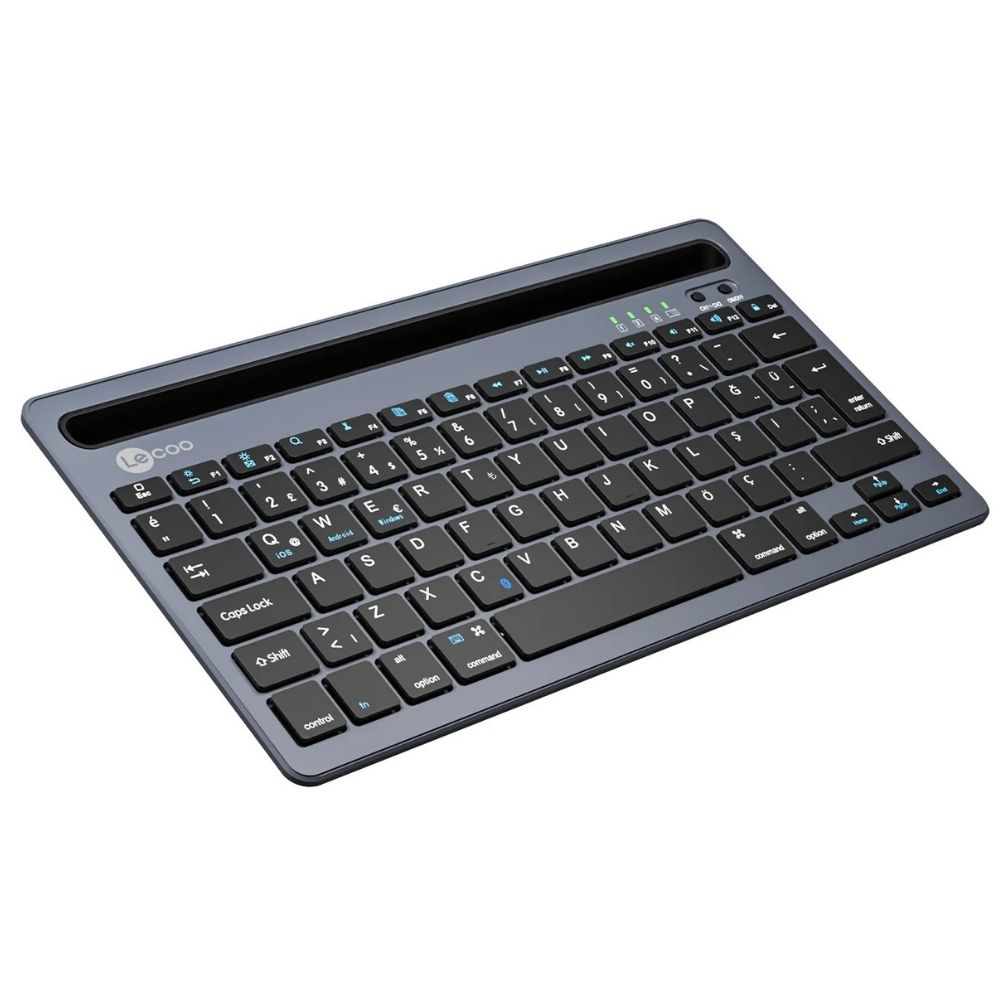 Lecoo BK100 Kablosuz Bluetooth Gri Klavye
