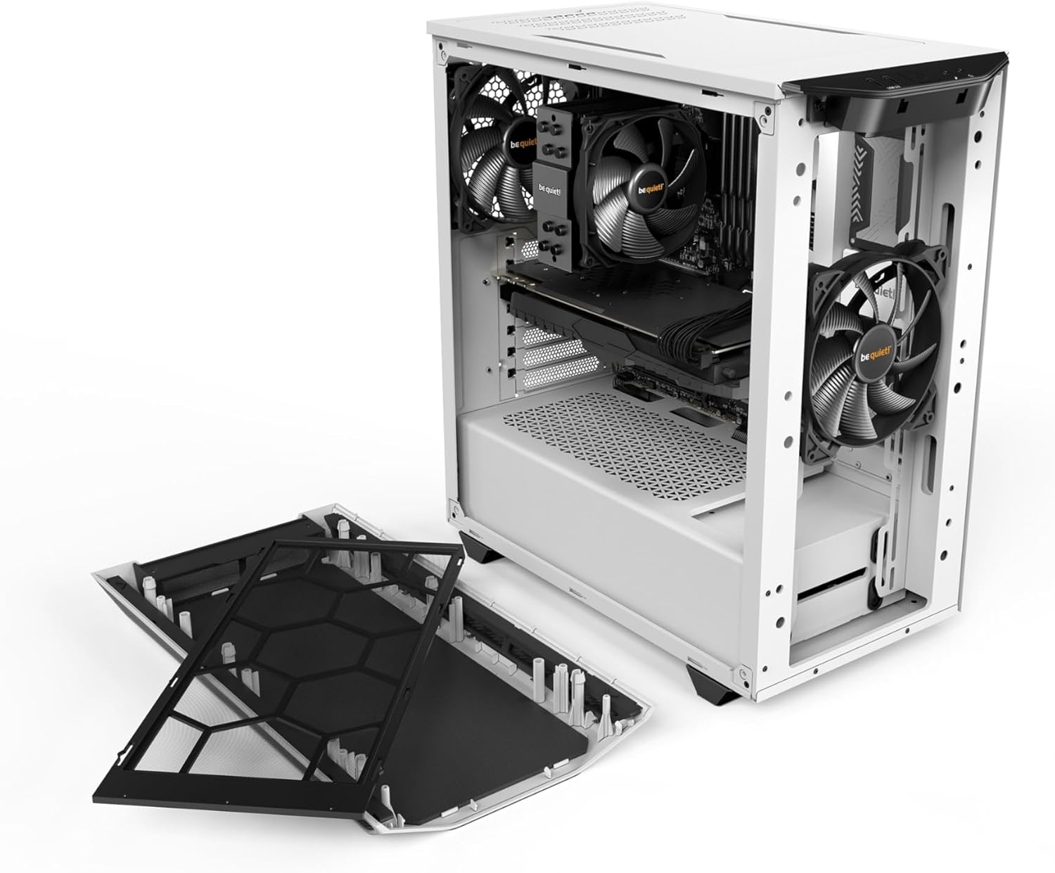 Be Quiet! Pure Base 500 BG035 Beyaz Gaming (Oyuncu) Kasası 