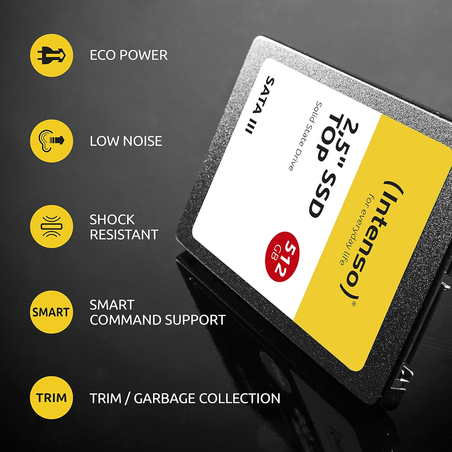 Intenso Top Performance 3812450 512GB 2.5″ SATA 3 SSD Disk