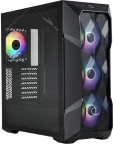 Cooler Master MasterBox TD500 Mesh V2 Siyah ARGB USB 3.2 Tempered Glass ATX Mid Tower Kasa (TD500V2-KGNN-STU)