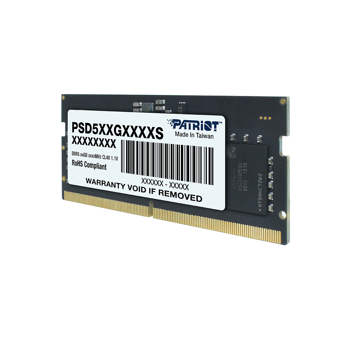 Patriot Signature Line PSD532G48002S 32GB(1x32GB) DDR5 4800MHz SODIMM Ram