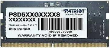 Patriot Signature Line PSD532G48002S 32GB(1x32GB) DDR5 4800MHz SODIMM Ram