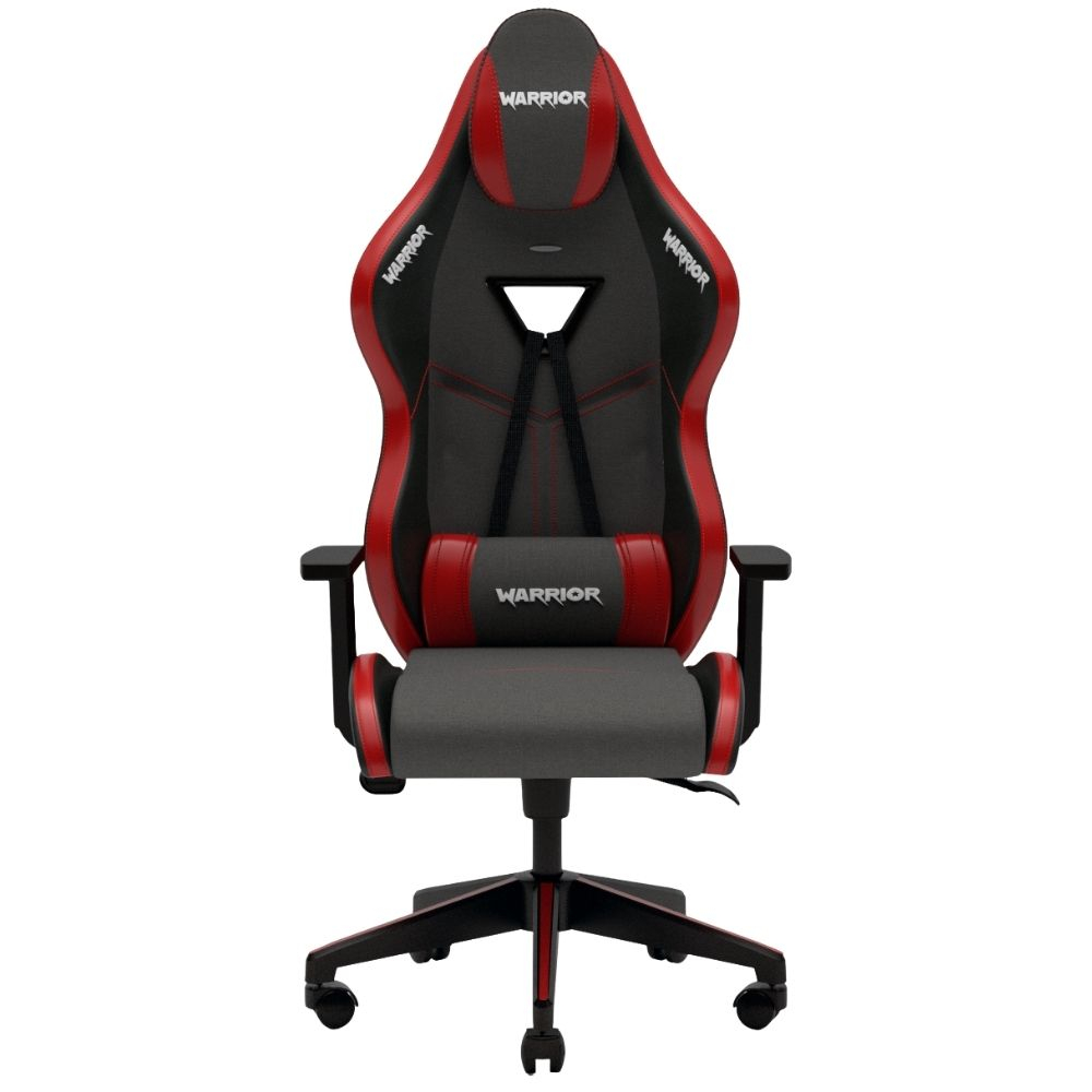 Zio Warrior Aragorn 1598C0511 Kırmızı Deri - Jet Black Antrasit Kumaş Oyuncu Koltuğu