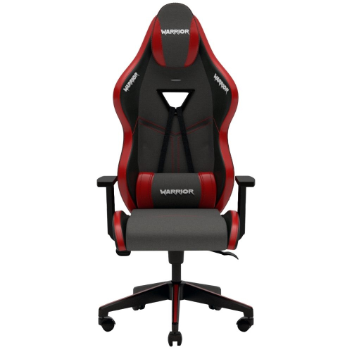 Zio Warrior Aragorn 1598C0511 Kırmızı Deri - Jet Black Antrasit Kumaş Oyuncu Koltuğu