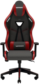 Zio Warrior Aragorn 1598C0511 Kırmızı Deri - Jet Black Antrasit Kumaş Oyuncu Koltuğu