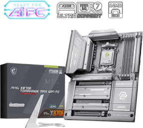 MSI MAG X870E TOMAHAWK MAX WIFI PZ AM5 DDR5 8400(OC)MHz ATX Gaming (Oyuncu) Anakart