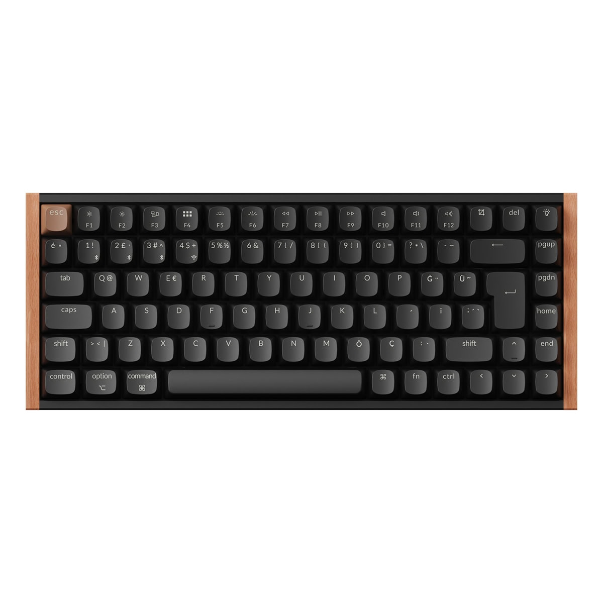 Keychron K2 HE Special Edition Siyah %75 Gateron Magnetic Nebula Manyetik Switch Hall Effect RGB Kablosuz Hotswap Mekanik Gaming (Oyuncu) Klavye  - K2H-F1-TR
