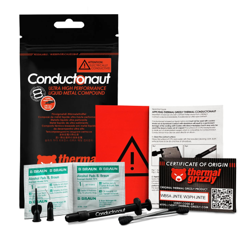 Thermal Grizzly Conductonaut TG-C-001-R Liquid Metal 1gr Termal Macun