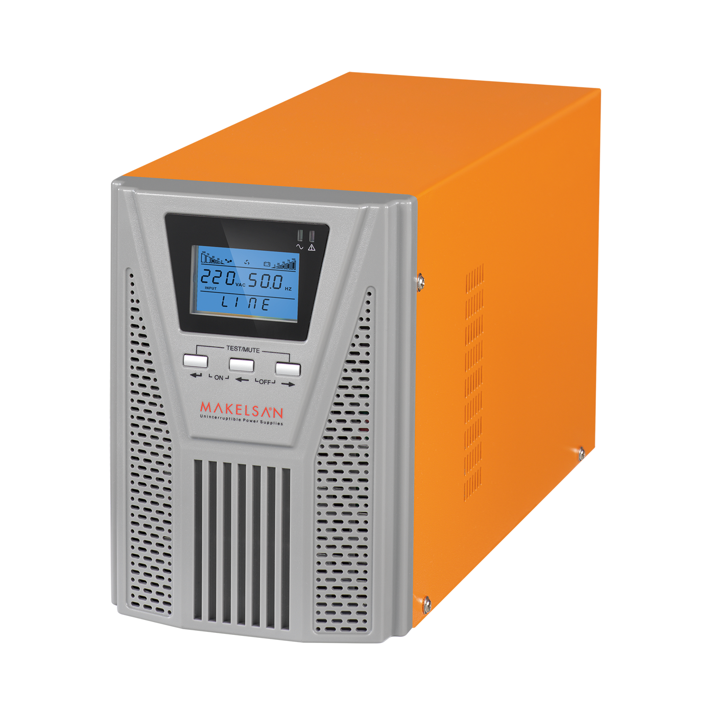 Makelsan Powerpack SE 1 KVA / 900W (1F/1F) 5-10dk (2x 12V/9AH) Online Kesintisiz Güç Kaynağı - MU01000N11EAV06