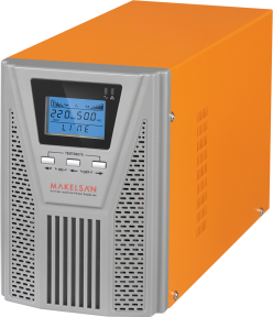 Makelsan Powerpack SE 1 KVA / 900W (1F/1F) 5-10dk (2x 12V/9AH) Online Kesintisiz Güç Kaynağı - MU01000N11EAV06