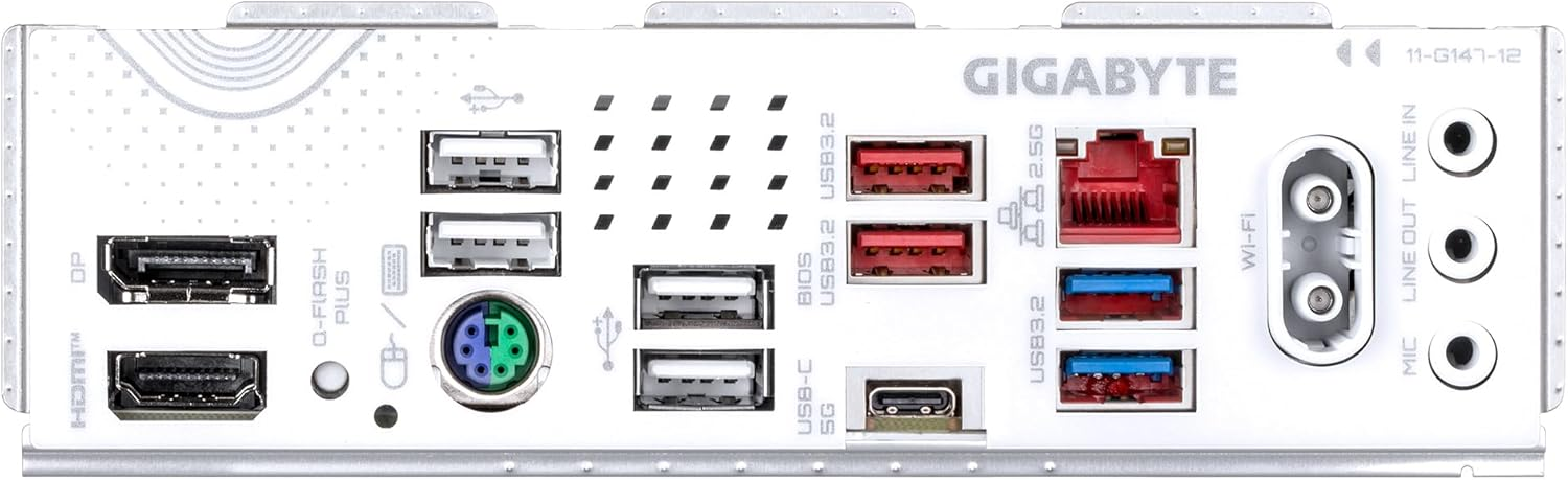 Gigabyte B850 EAGLE WIFI7 ICE AM5 DDR5 8200MHz (OC) ATX Gaming Anakart