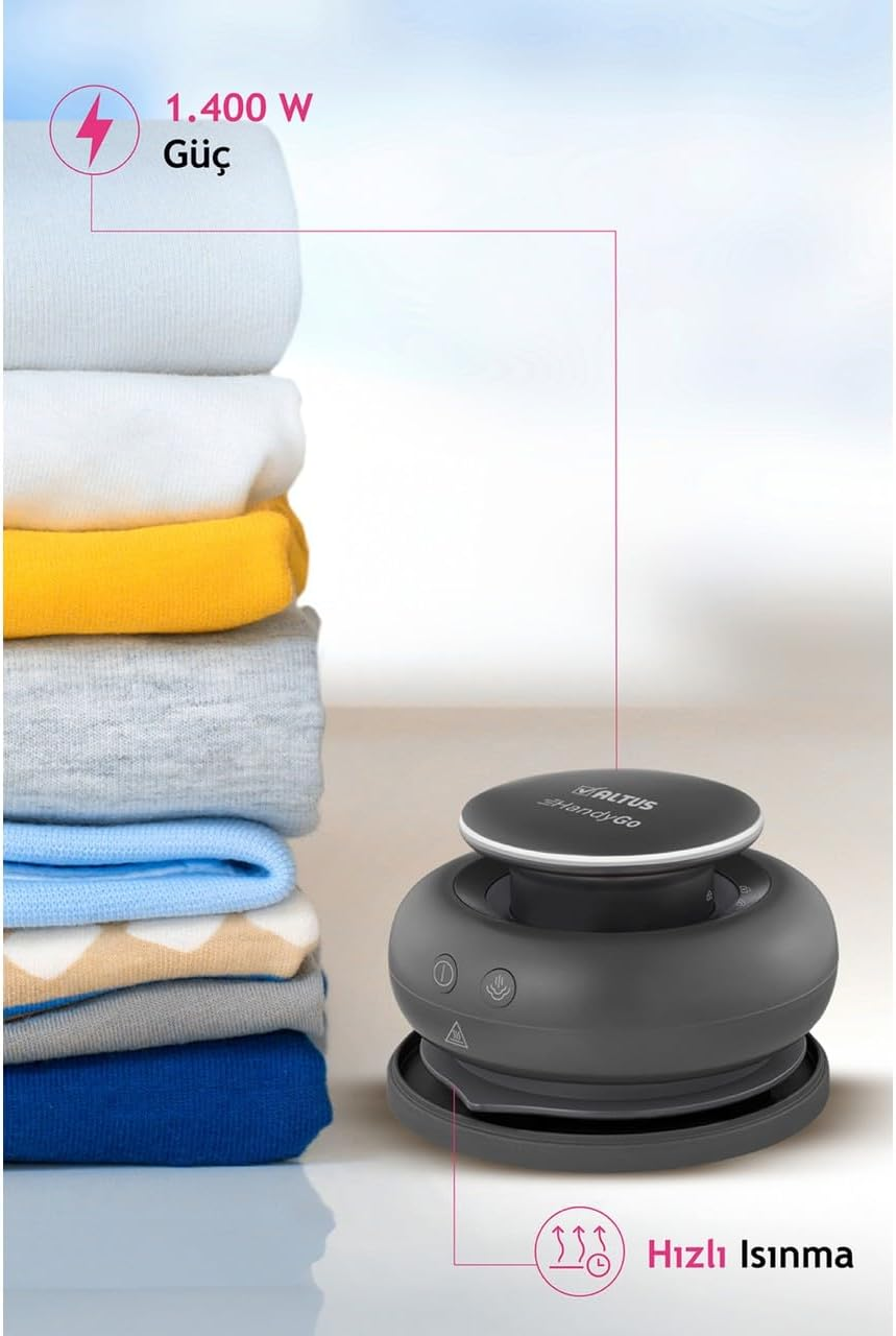 Altus HandyGo AL 5533 A 1400 W Antrasit Buharlı Kırışık Giderici