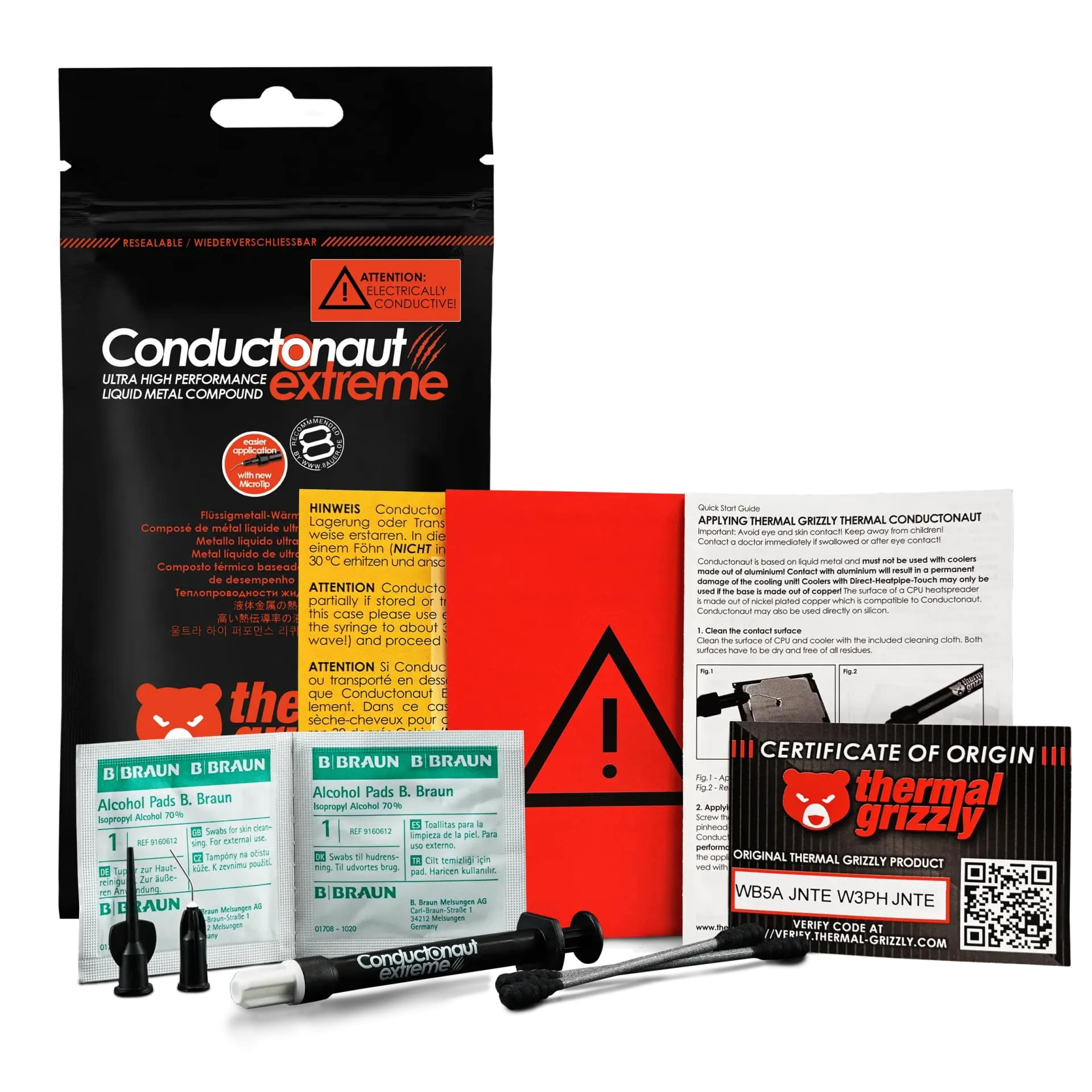 Thermal Grizzly Conductonaut Extreme TG-CE-001-R 1gr Sıvı Metal