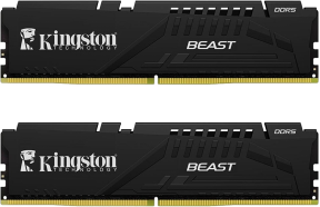 Kingston Beast KF560C30BBEK2-32TR 32GB (2x16) DDR5 6000Mhz CL30 Siyah Gaming RAM (Bellek)