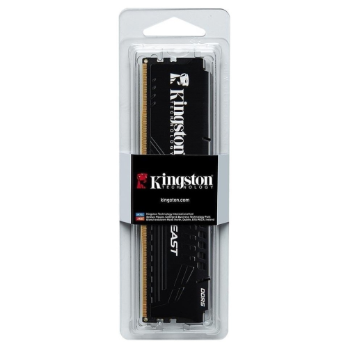 Kingston Beast KF560C30BBE-16TR16GB (1x16) DDR5 5600Mhz CL30 Siyah Gaming RAM (Bellek)