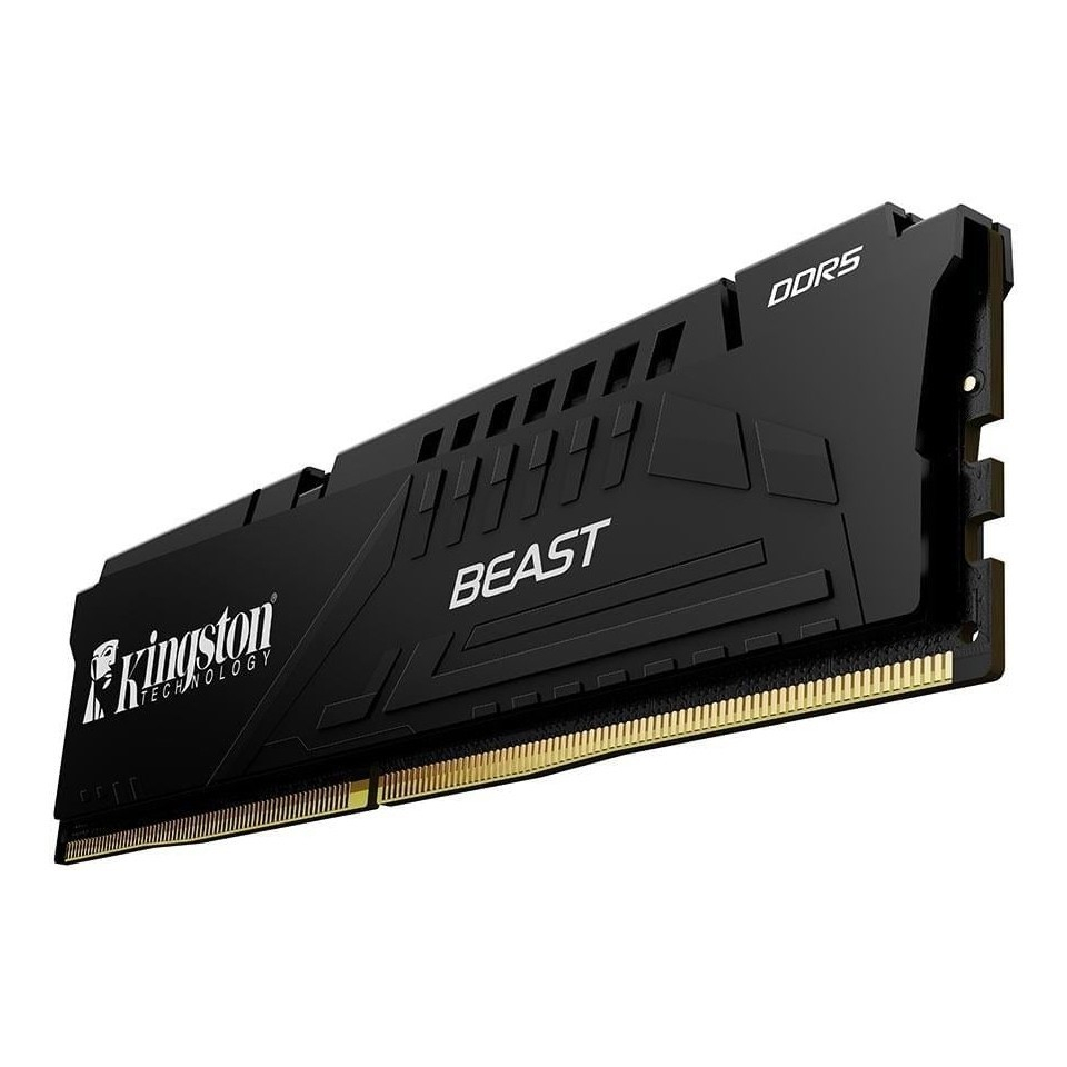 Kingston Beast KF560C30BBE-16TR16GB (1x16) DDR5 5600Mhz CL30 Siyah Gaming RAM (Bellek)