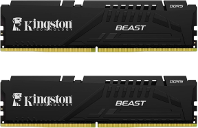 Kingston Beast KF556C36BBEK2-64TR 64GB (2x32) DDR5 5600Mhz CL36 Siyah Gaming RAM (Bellek)