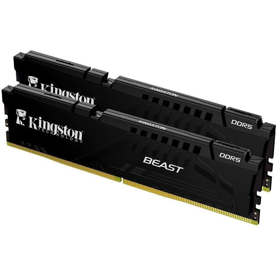 Kingston Beast KF556C36BBEK2-64TR 64GB (2x32) DDR5 5600Mhz CL36 Siyah Gaming RAM (Bellek)