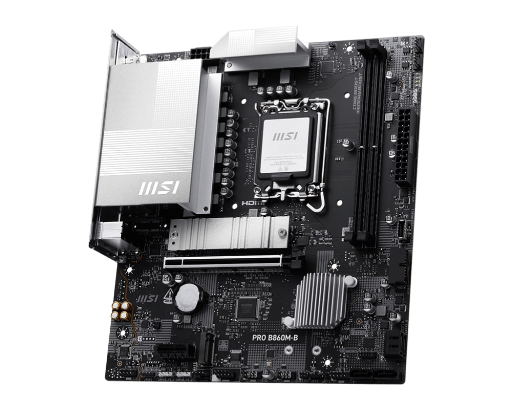 MSI PRO B860M-B Intel B860 Soket 1851 DDR5 9066+(OC)MHz mATX Gaming (Oyuncu) Anakart