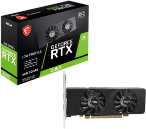 MSI GeForce RTX 3050 LP E 6G OC GDDR6 96Bit DX12 Gaming (Oyuncu) Ekran Kartı