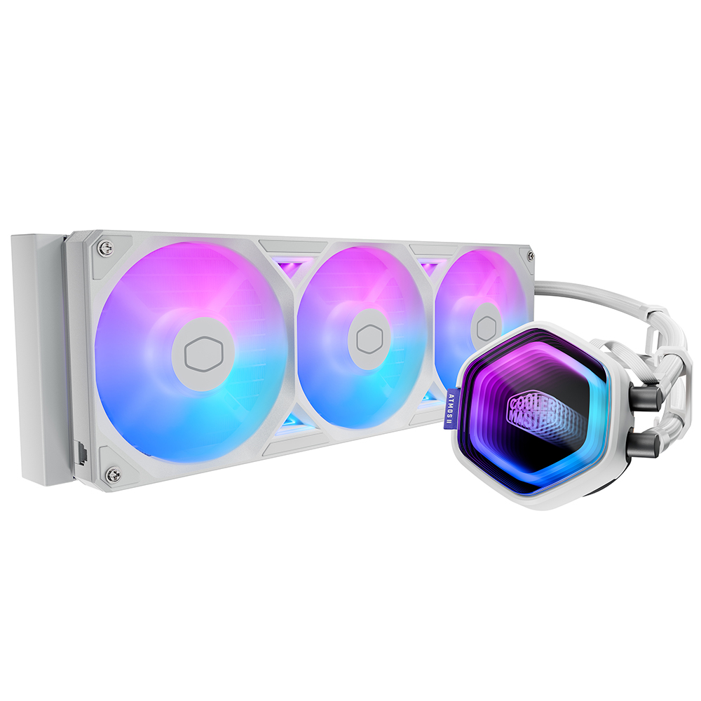 Cooler Master MasterLiquid Atmos II Pixel-Led 360 ARGB MLX-D36M-A25SZ-PW 360mm Beyaz İşlemci Sıvı Soğutucu