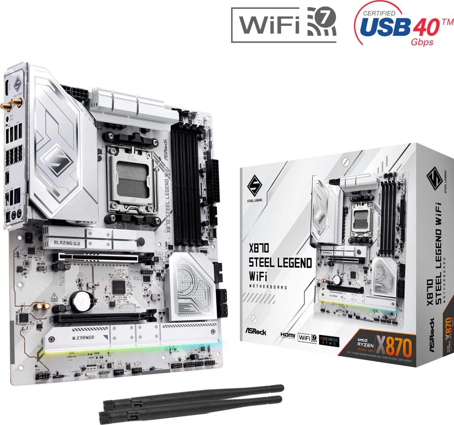 Asrock X870 Steel Legend WiFi Gaming Anakart