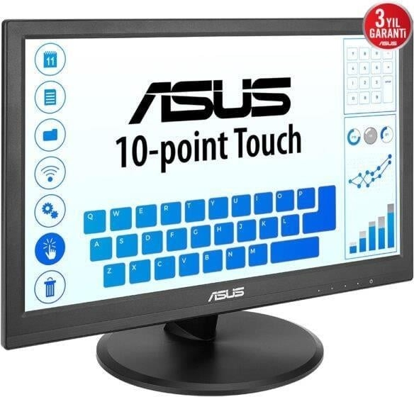 ASUS VT169HE 16″ 60Hz 5ms Flicker free  Full HD IPS Dokunmatik Monitör