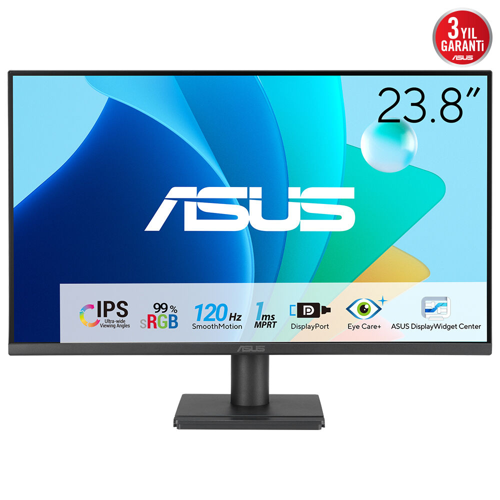ASUS VA249QG 24″ 120Hz 1ms Adaptive-Sync Full HD IPS Gaming (Oyuncu) Monitör