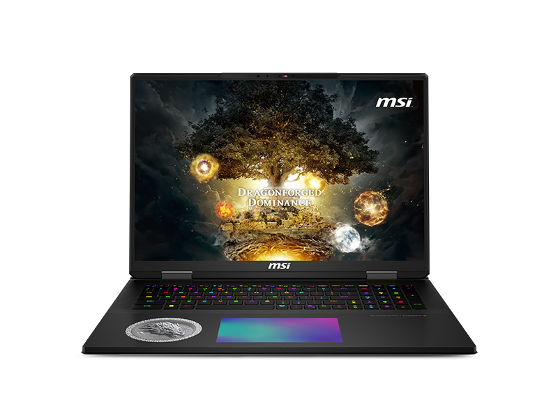 MSI Titan 18 HX Dragon Edition Norse Myth A2XWJG-272TR Intel Core Ultra 9 285HX 96GB DDR5 6TB SSD 24GB RTX5090 GDDR7 18″ 4K UHD+ 120Hz Mini LED W11 Pr