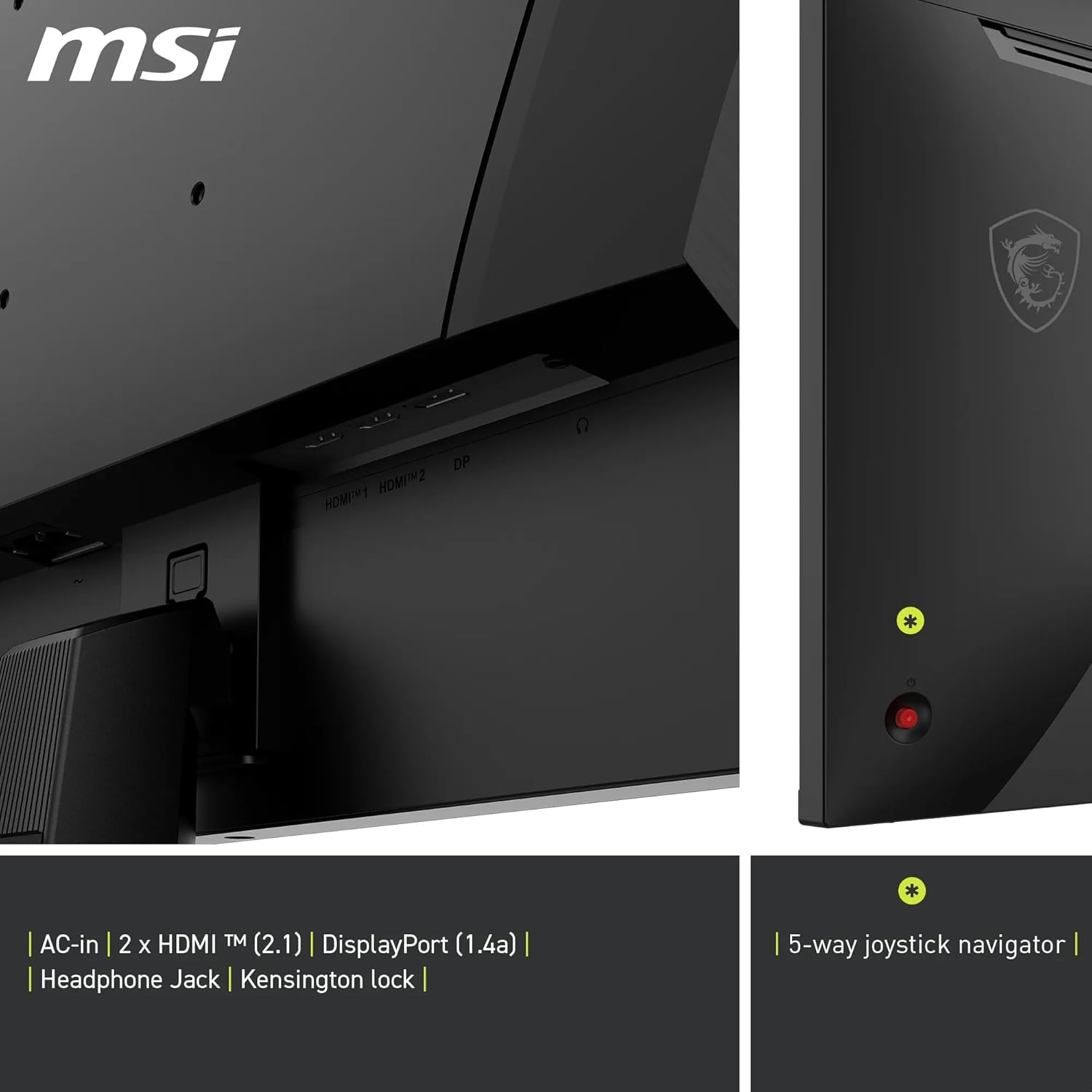 MSI MAG 325QF E18V 31.5″ 180Hz 0.5ms 2K 2560x1440 (WQHD) 16:9 Flat Rapid VA Adaptive-Sync Gaming Monitor