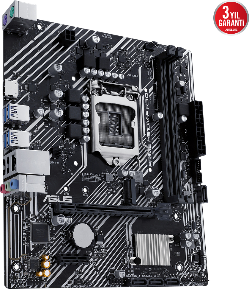 ASUS PRIME H510M-F R3.0 INTEL H470 LGA1200 DDR4 Gaming Anakart