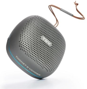 Thonet & Vander Deutt 10W TWS Taşınabilir Bluetooth Hoparlör Gümüş