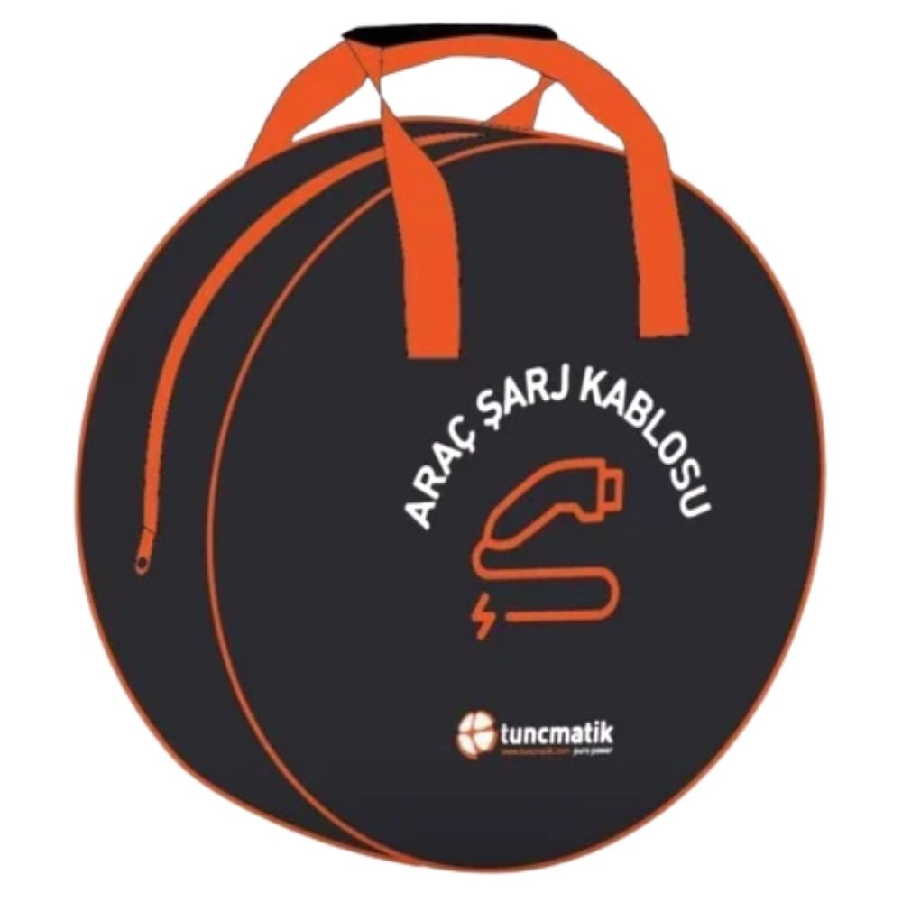 Tunçmatik Ev Tipi 22kW 5M Elektrikli Araç Şarj Kablosu Çantalı