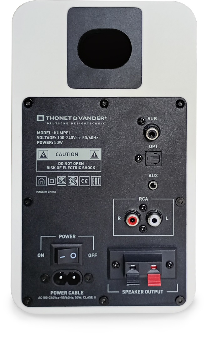 Thonet & Vander Kumpel 50W 2.0 Bluetooth Hoparlör Beyaz