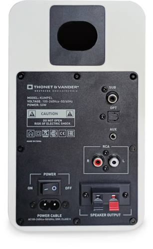 Thonet & Vander Kumpel 50W 2.0 Bluetooth Hoparlör Beyaz