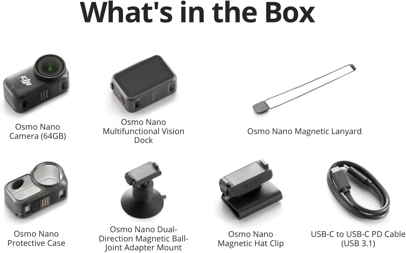 DJI Osmo Nano 64 GB Aksiyon Kamerası