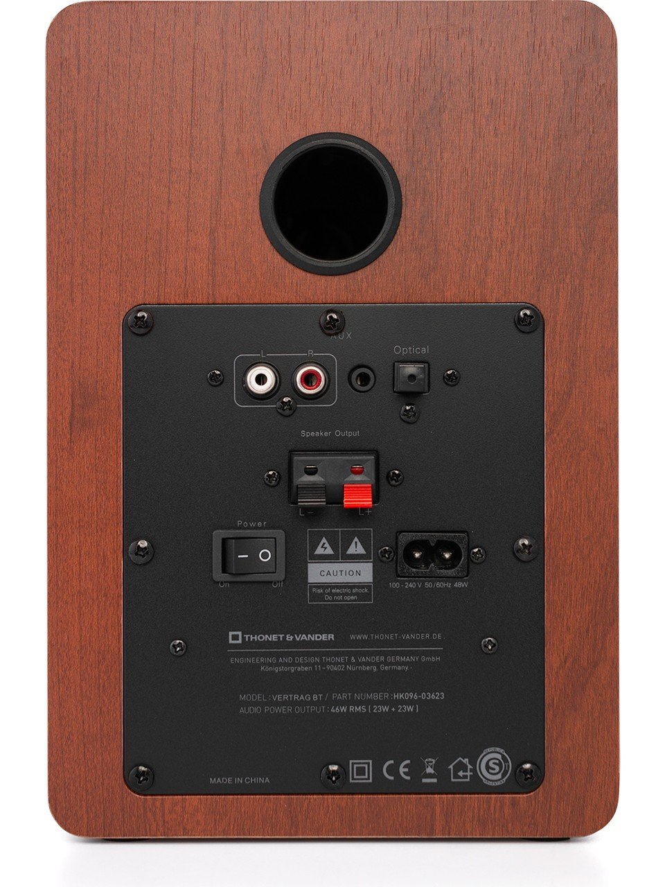 Thonet & Vander Vertrag 80W 2.0 Ev Sinema Sistemi Bluetooth Hoparlör Ahşap Renk