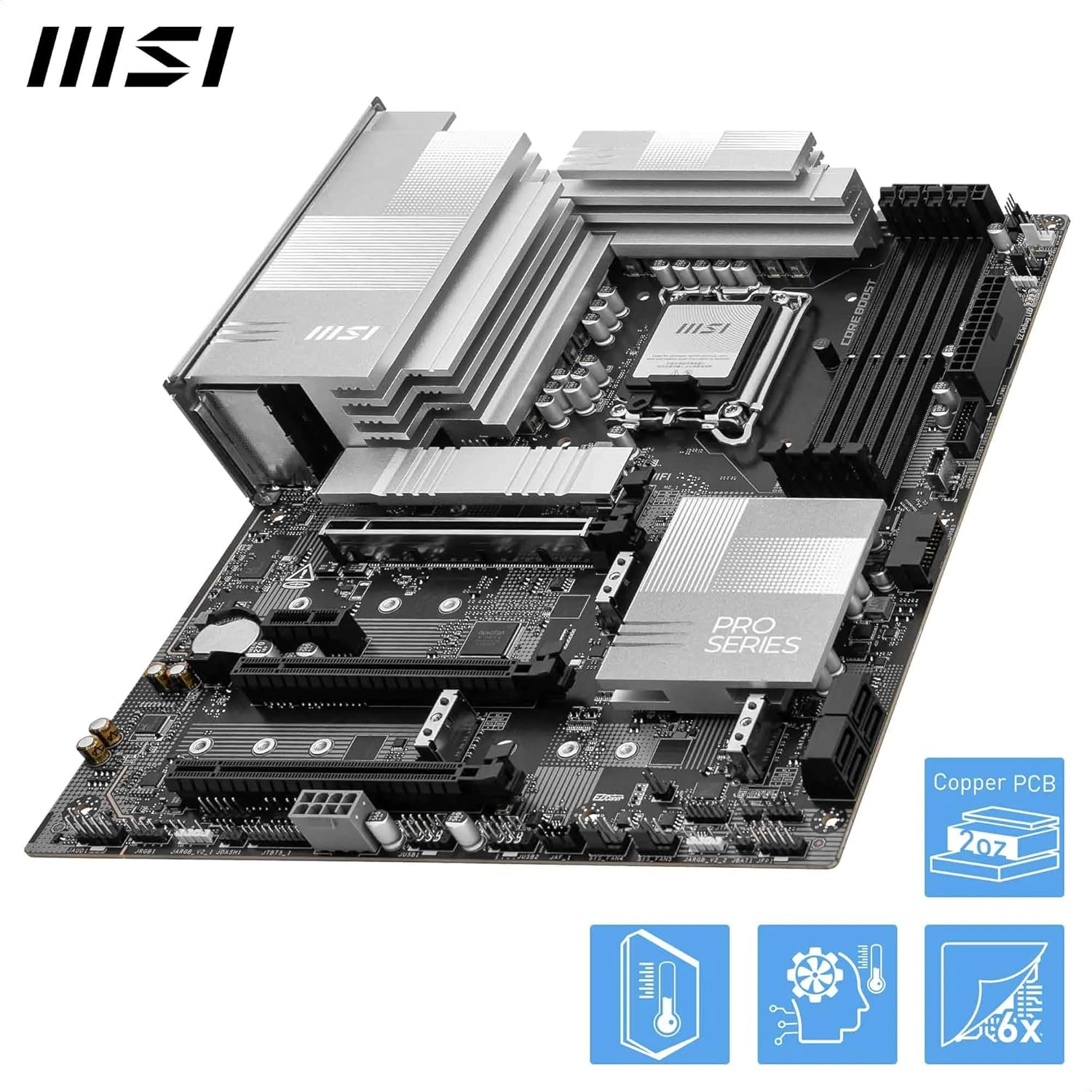 MSI PRO Z890-P WIFI DDR5 Soket 1851 9200MHZ ATX Gaming (Oyuncu) Anakart